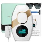 Professional IPL Laser Hair Removal Device for Women Painless Permanent Hair Removal Device for Face, Lips, Bikini Area, Armpits, Legs, Arms, Face, Back, Full Body